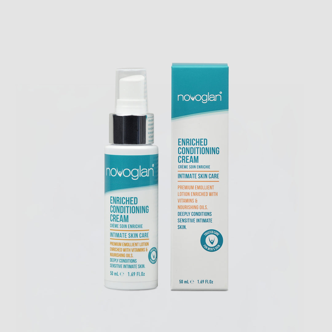 Novoglan Enriched Conditioning Cream 50mL bottle and packaging