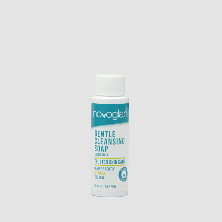 Novoglan Gentle Cleansing Soap 50mL bottle