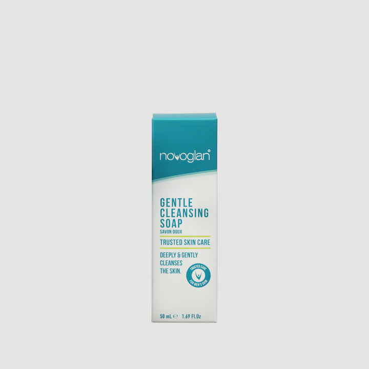 Novoglan Gentle Cleansing Soap 50mL packaging