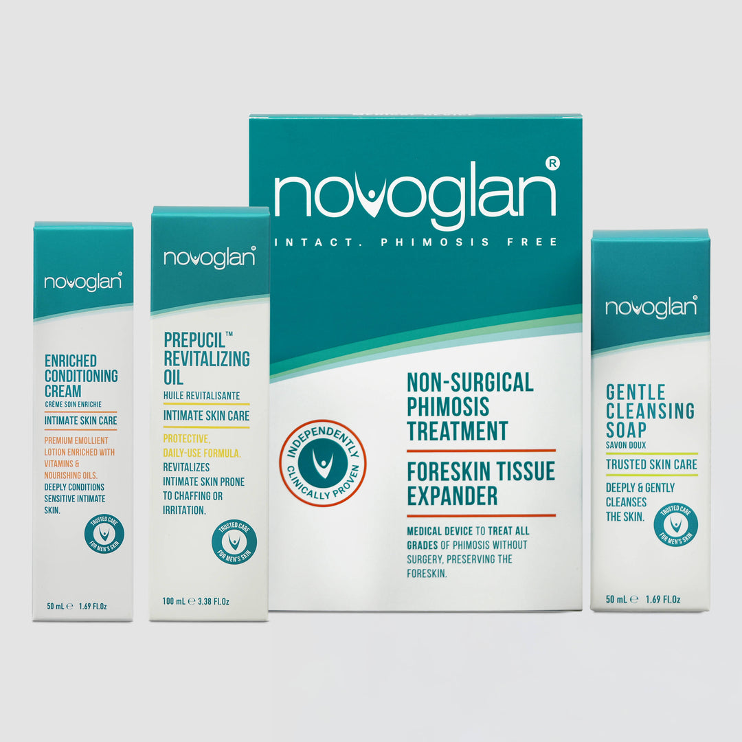 Novoglan Phimosis Treatment Kit + Sexual Wellness Max Pack