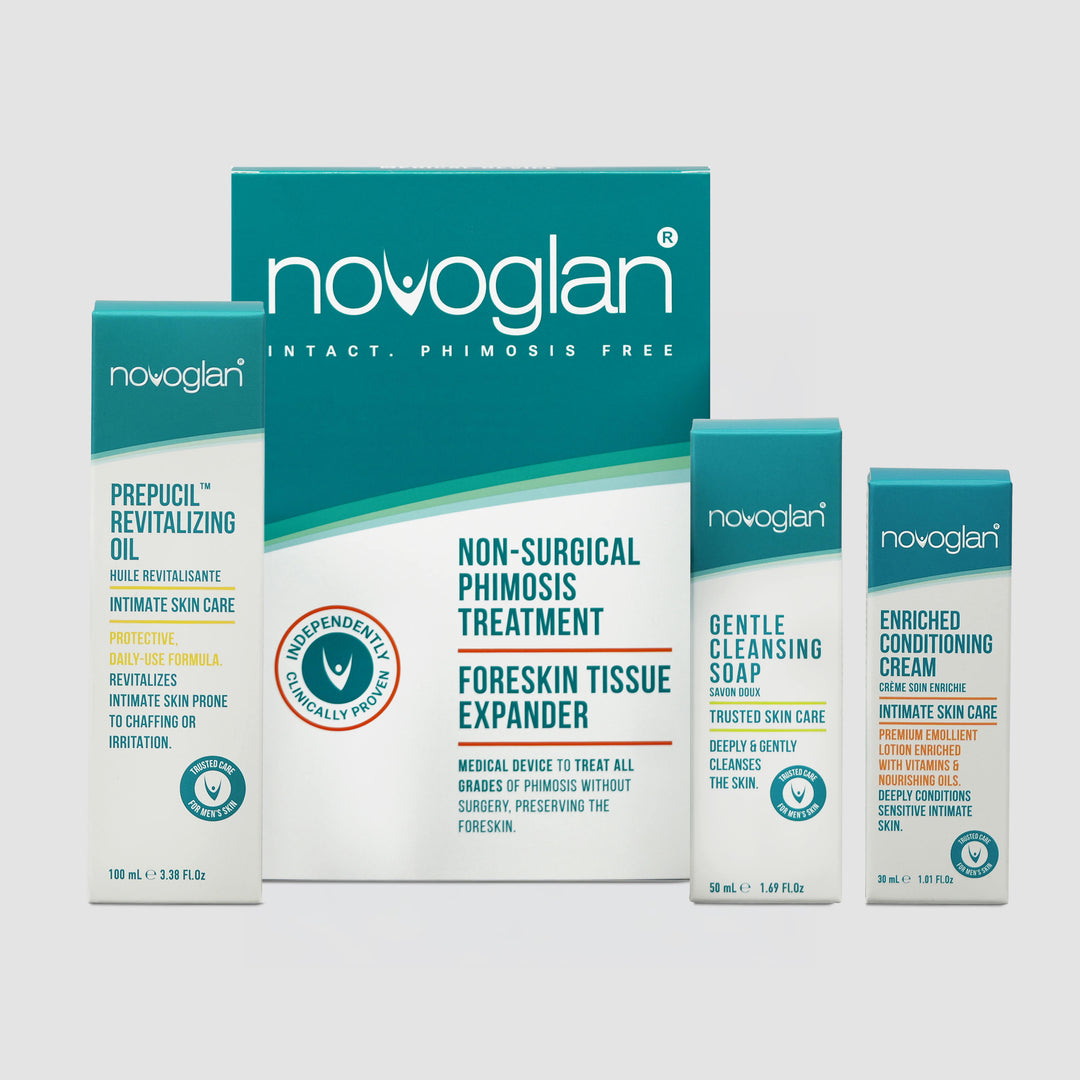 Novoglan Phimosis Treatment Kit + Sexual Wellness Pack