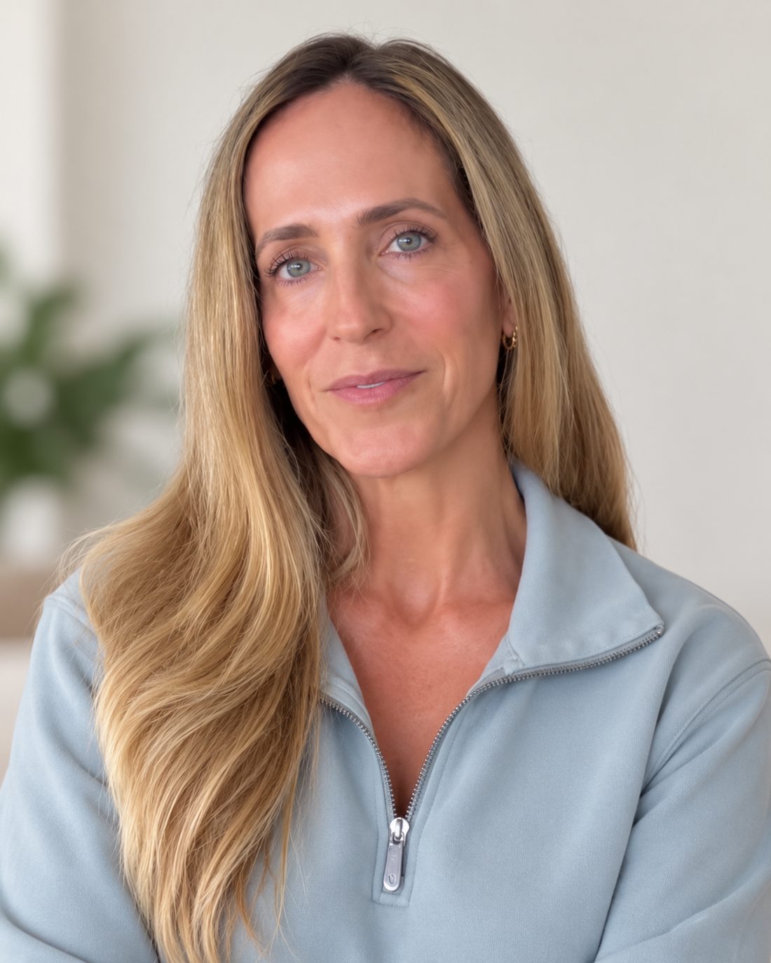 Clean portrait of the woman from the Novoglan phimosis awareness video